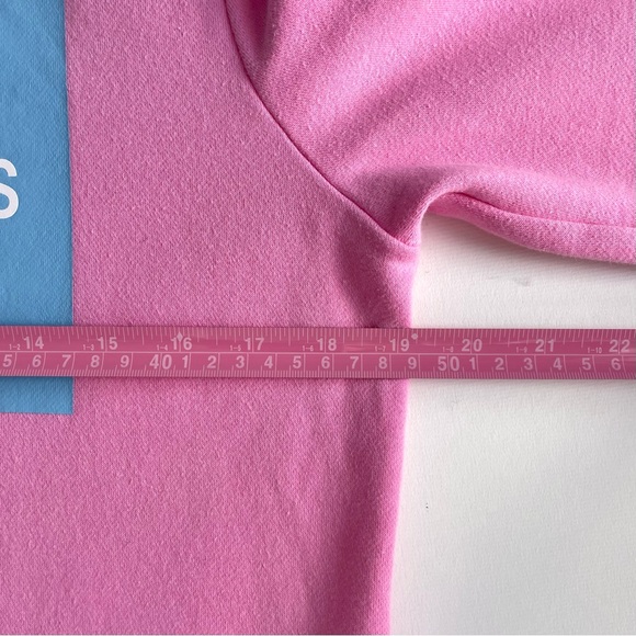 Calvin Klein Jeans Crew Neck Sweatshirt in Pink & Blue - Picture 6 of 6